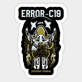 ERROR-C19 Sticker